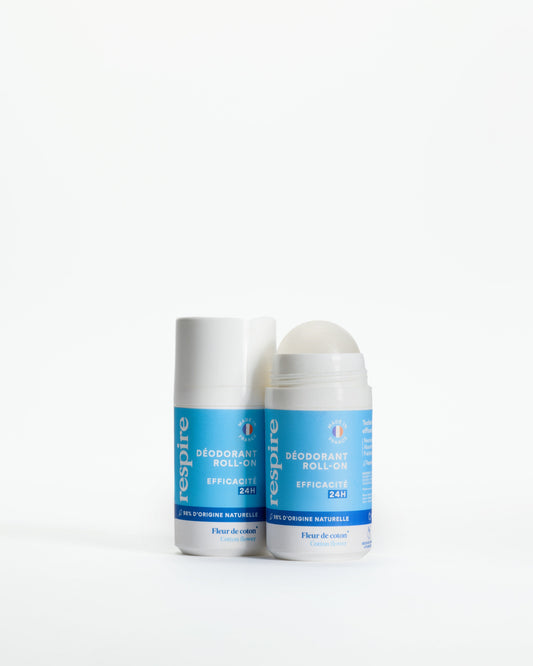 Duo Déodorant roll-on Fleur de Coton